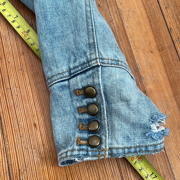 Free People Double Breasted Military Jacket - Picture 4 of 6